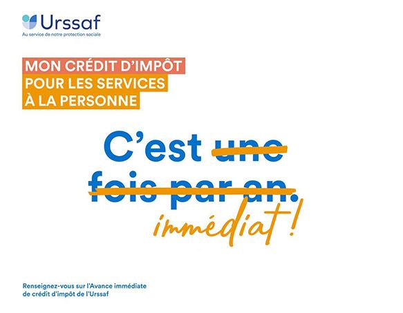 NOUVEAU : Avance immédiate de crédit d’impôt