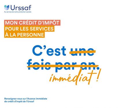 NOUVEAU : Avance immédiate de crédit d’impôt